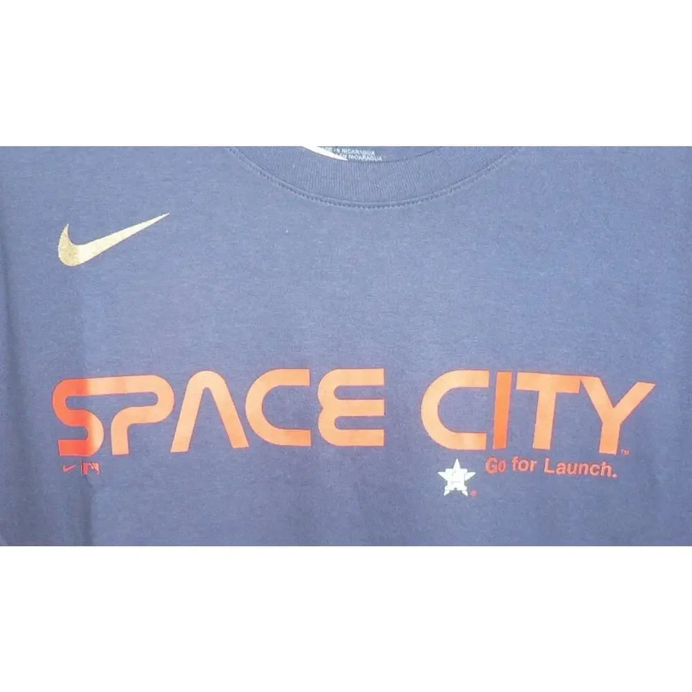 Nike Women's‎ Houston Astros Space City Go for Launch Bregman Tee Navy 2XL $40